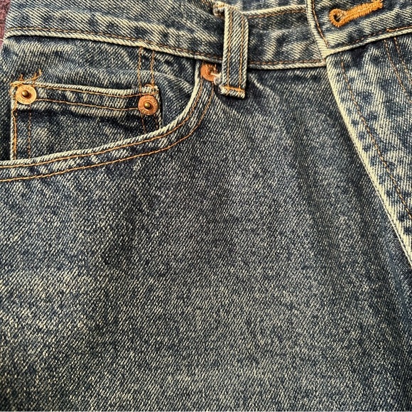 GAP Classic Blue Denim Barrel Leg Jeans - Picture 11 of 14